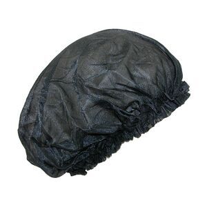 CTM Women's Satin Jumbo Hair Roller Sleep Cap with Elastic